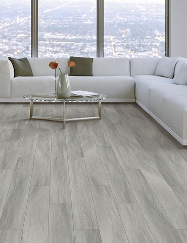 Living Room Gray Greige Luxury Vinyl Plank LVP -  COLORTILE CarpetsPlus in Port Charlotte, FL