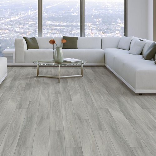 Living Room Gray Greige Luxury Vinyl Plank LVP -  COLORTILE CarpetsPlus in Port Charlotte, FL