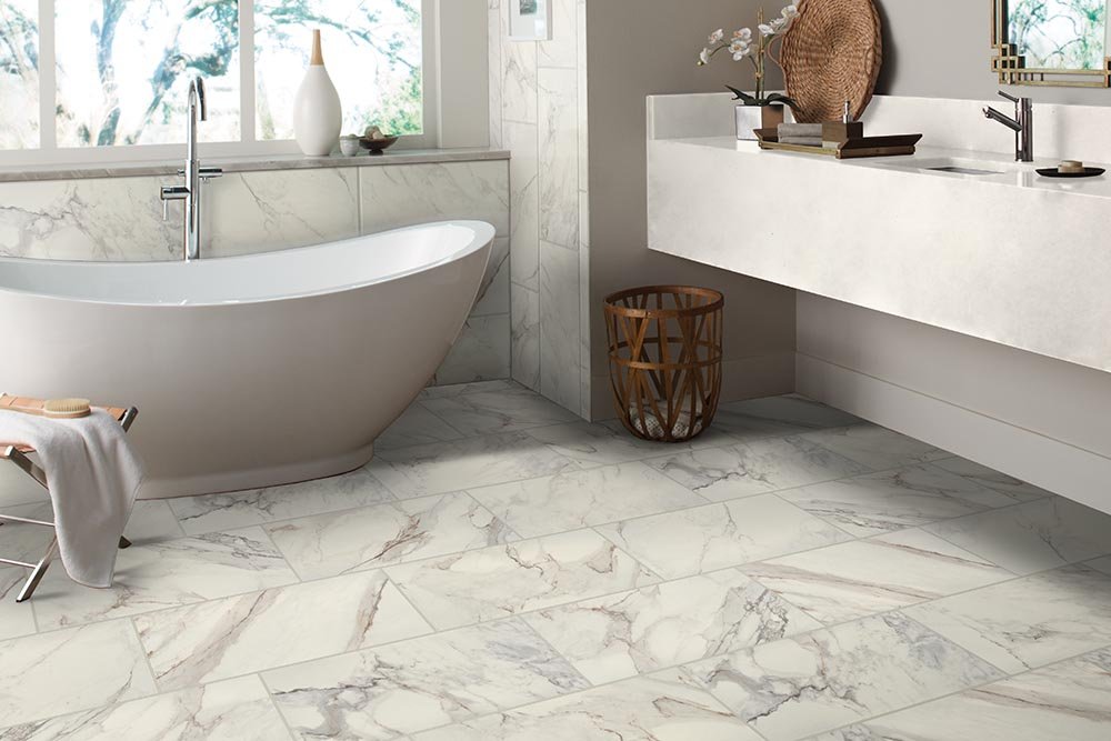 Bathroom Porcelain Marble Tile - COLORTILE CarpetsPlus in Port Charlotte, FL